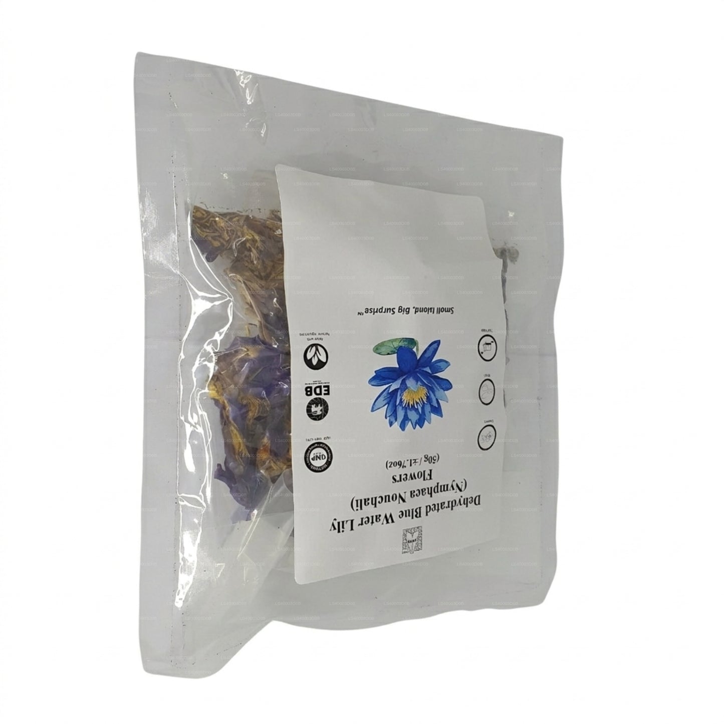 Lakpura® Gedehydrateerde Blauwe Waterlelie Bloemen