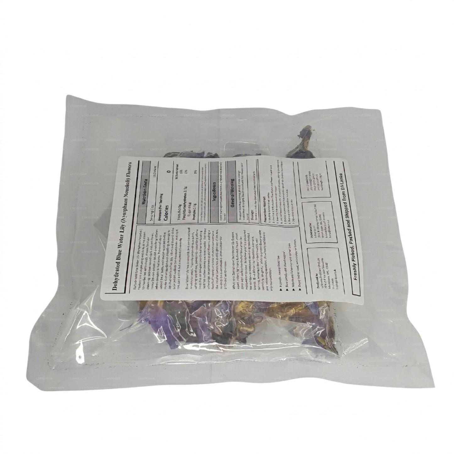 Lakpura® Gedehydrateerde Blauwe Waterlelie Bloemen