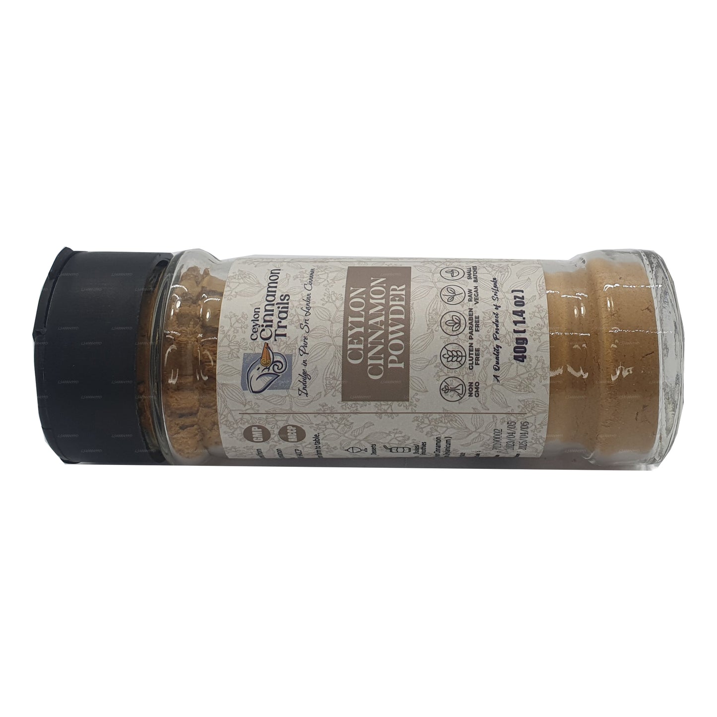 Ceylon Cinnamon Trails kaneelpoeder (40 g)