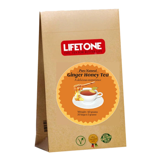 Lifetone Ginger Honey Tea (40g) 20 Tea Bags