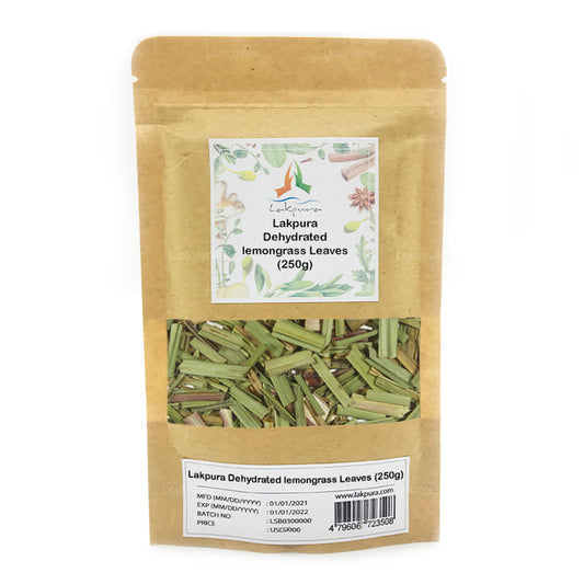Lakpura gedehydrateerde citroengrasbladeren