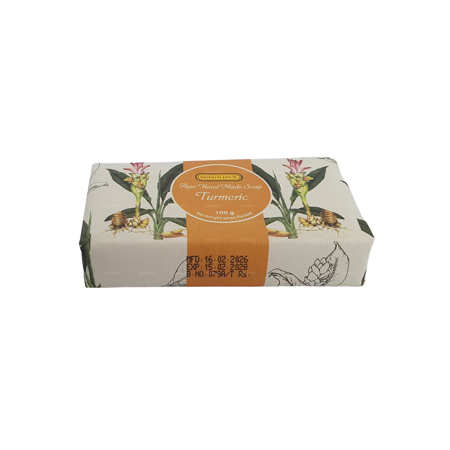 Siddhalepa handgemaakte zeep - Kurkuma (100 g)