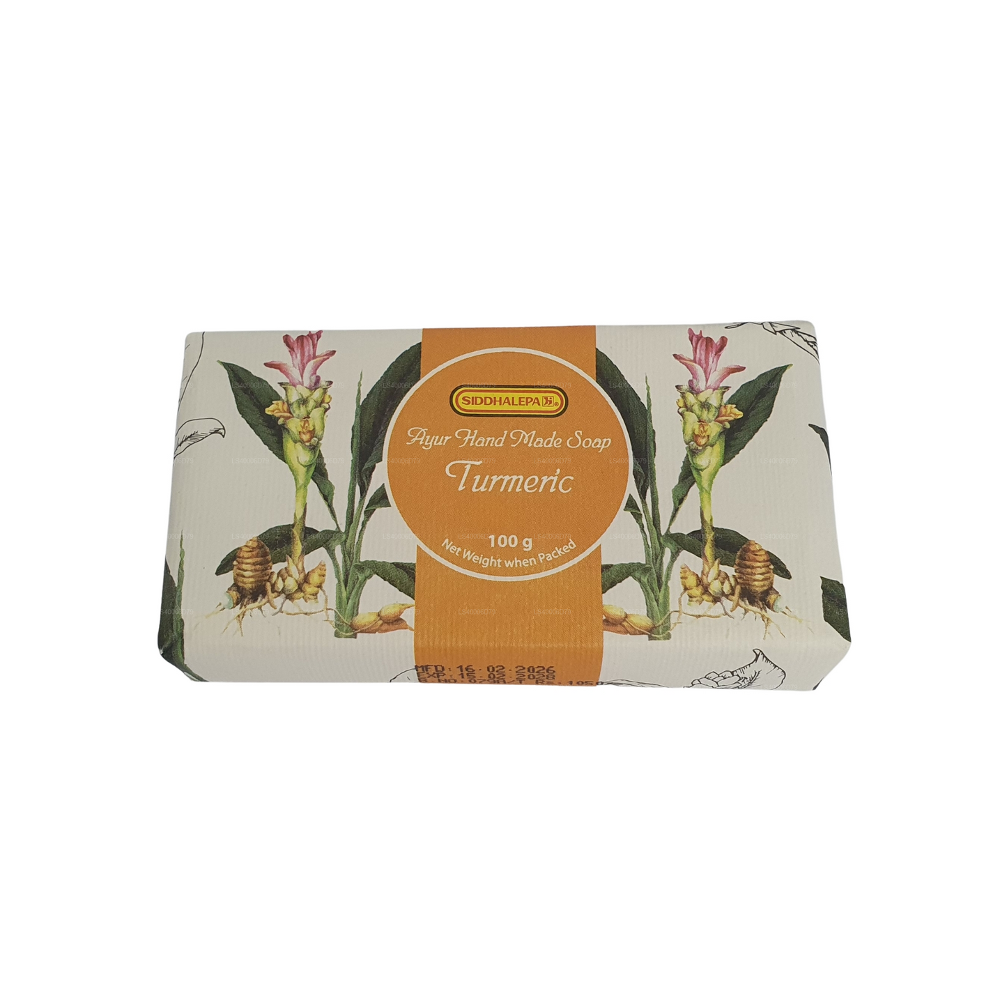 Siddhalepa handgemaakte zeep - Kurkuma (100 g)