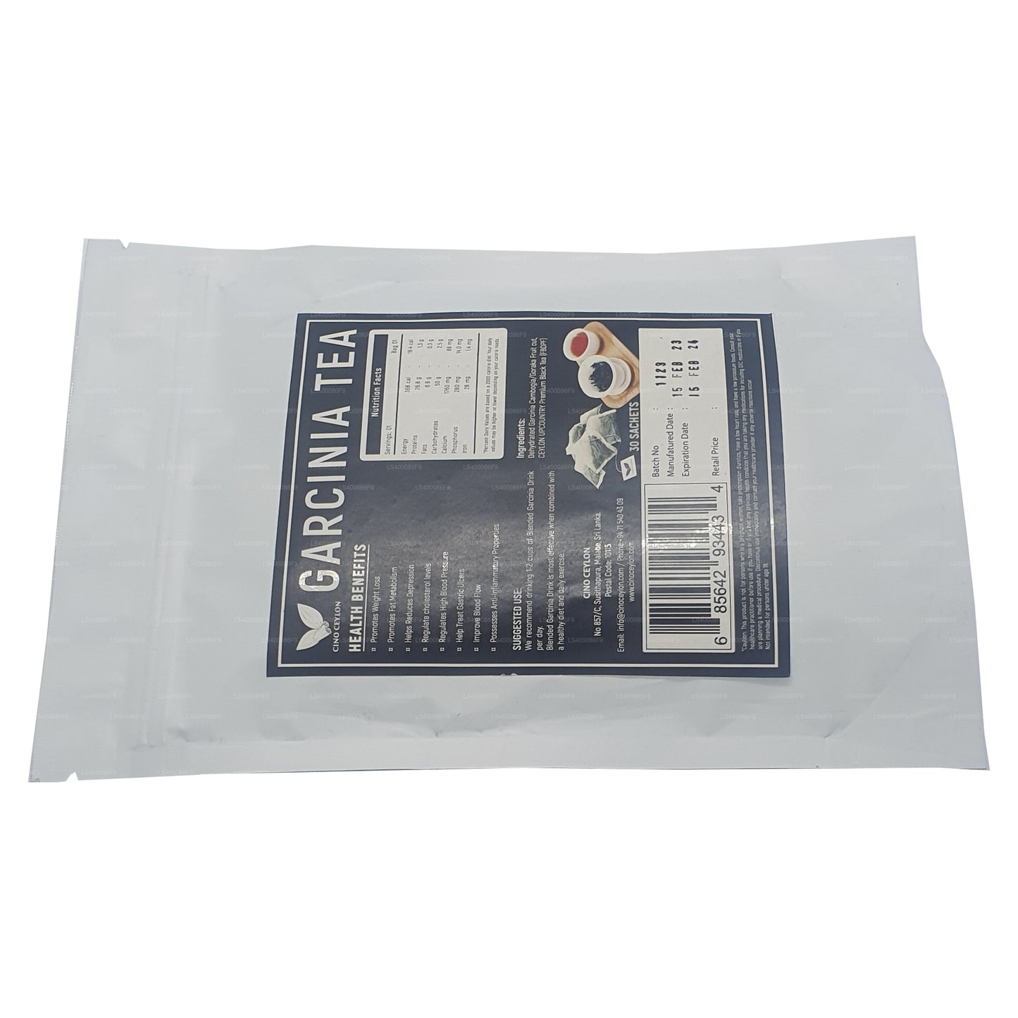 Cino Ceylon Garcinia thee (30 theezakjes)