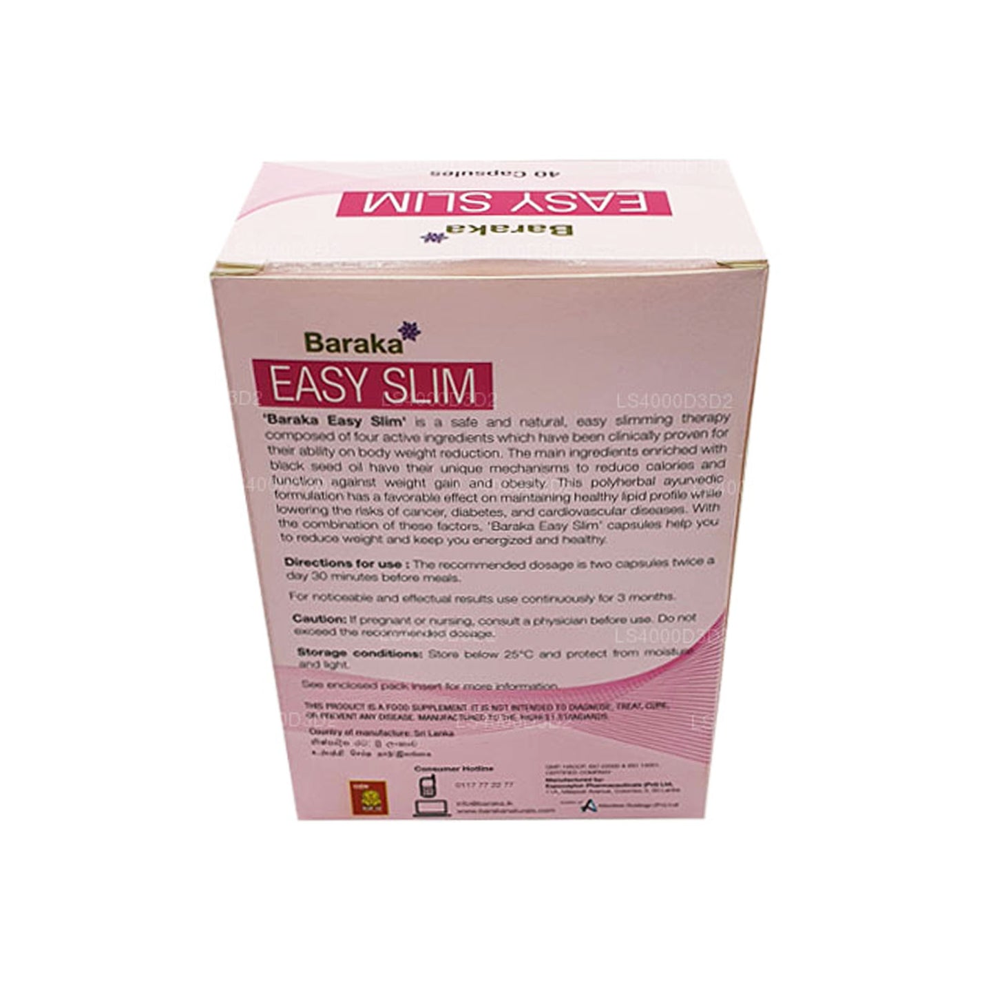 Baraka Easy Slim (40 capsules)