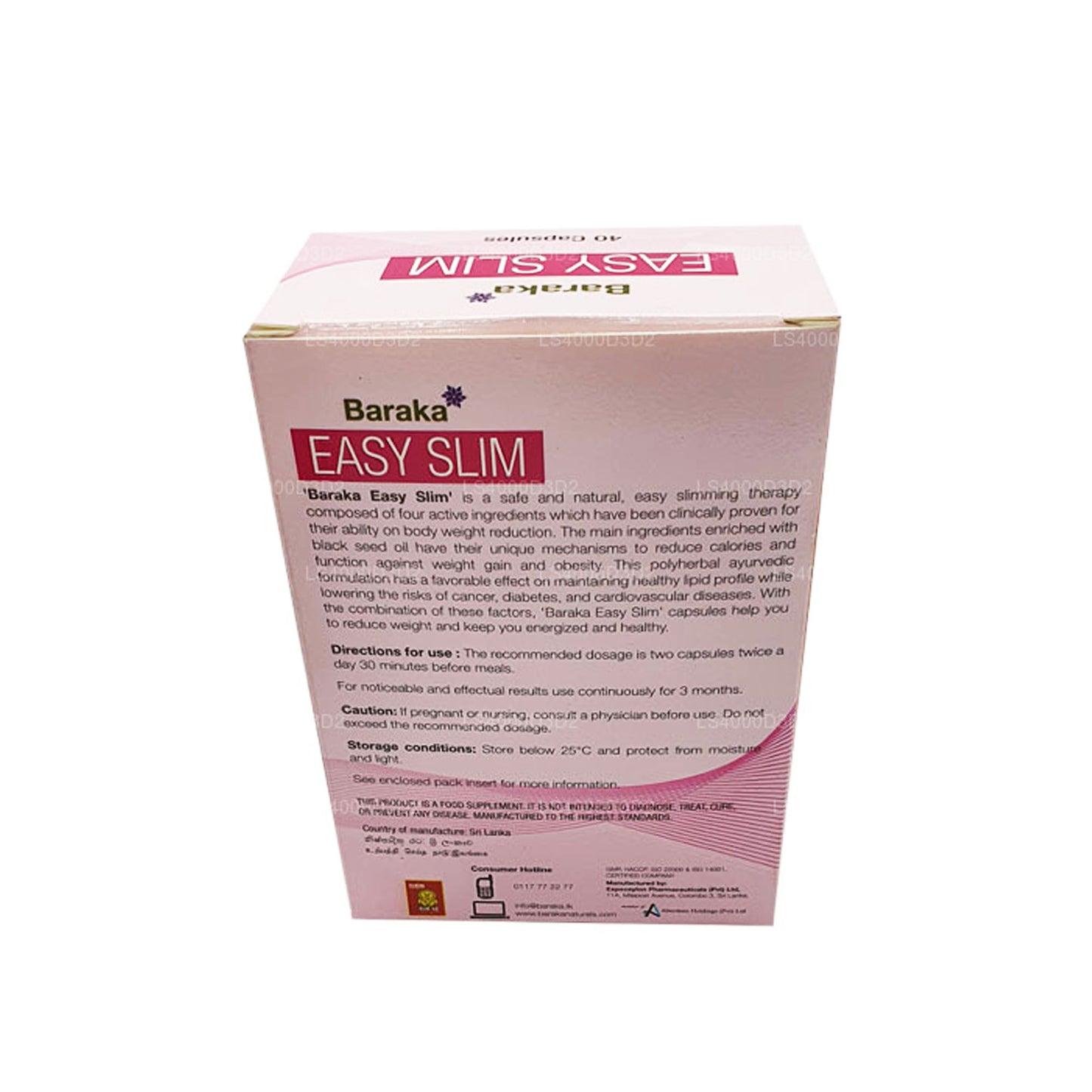 Baraka Easy Slim (40 capsules)