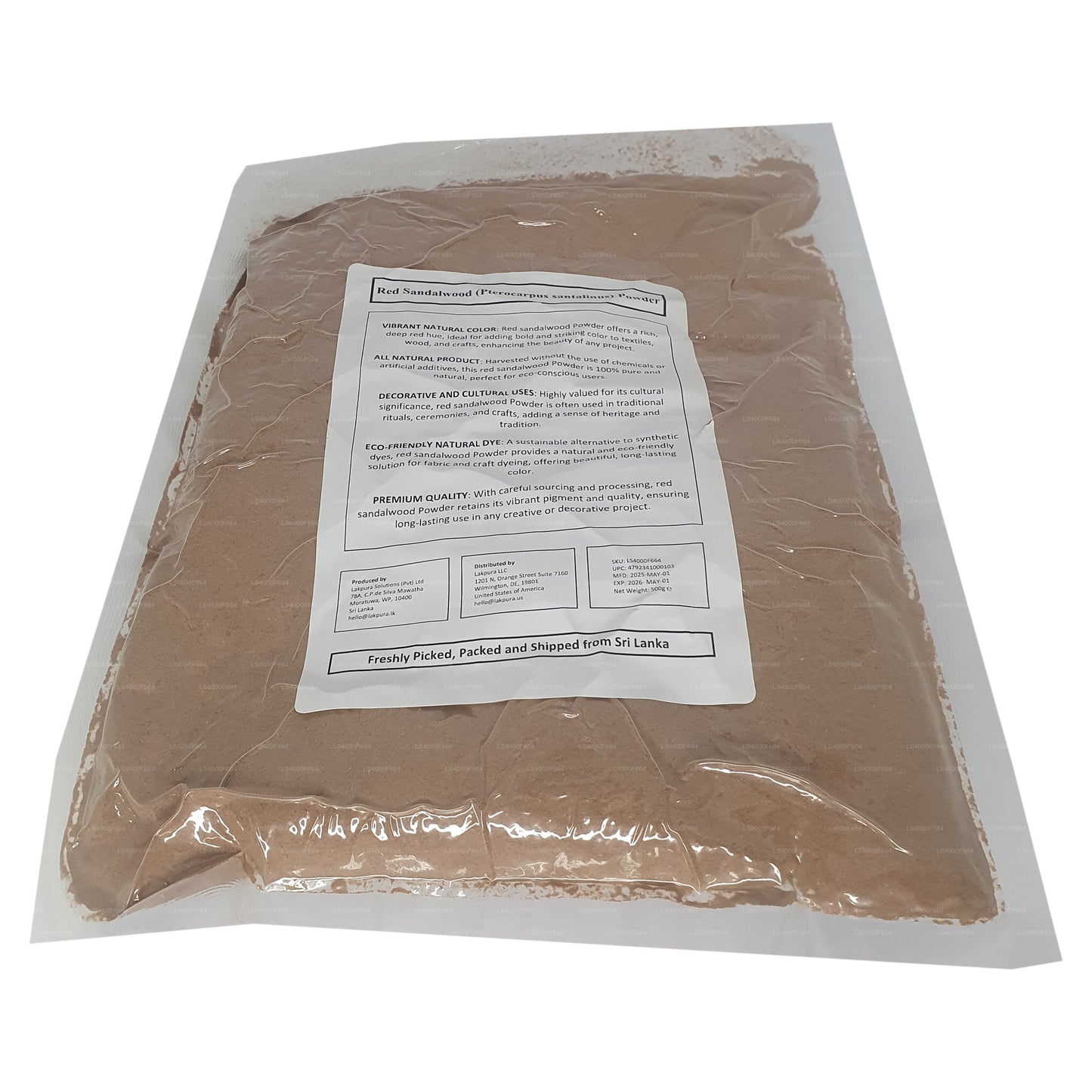 Lakpura rood sandelhoutpoeder