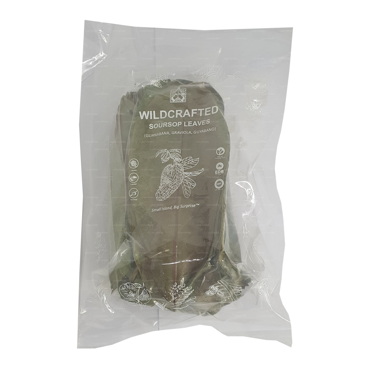 Lakpura® Wildcrafted Soursop (Guanabana, Graviola, Guyabano) Gedroogde Bladeren Heel