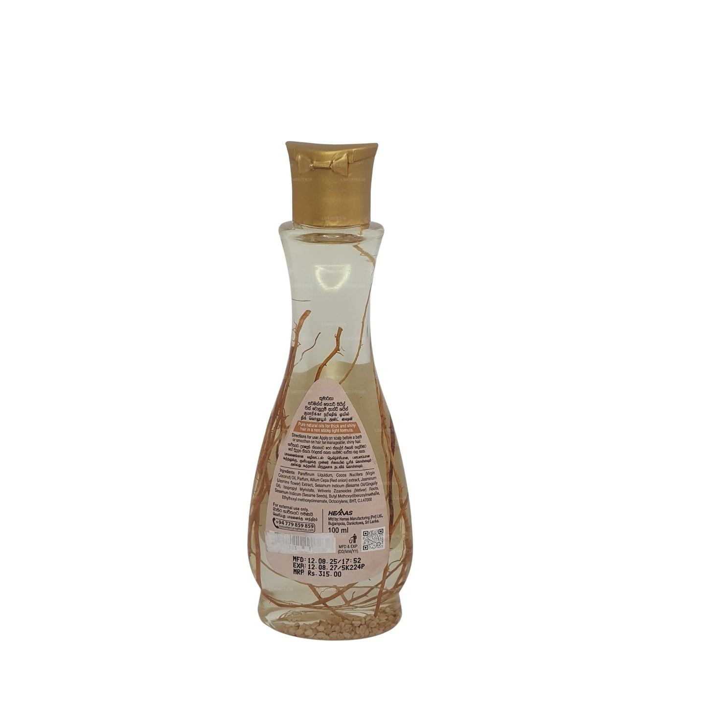 Kumarika voedende haarolie „Hair Thinning Control” (100 ml)