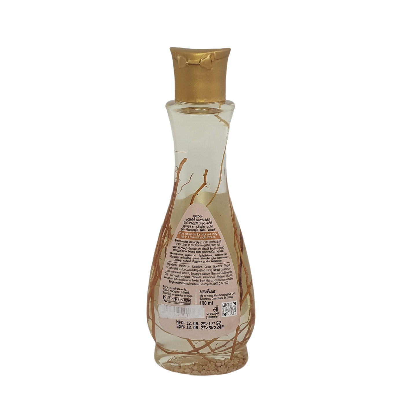 Kumarika voedende haarolie „Hair Thinning Control” (100 ml)