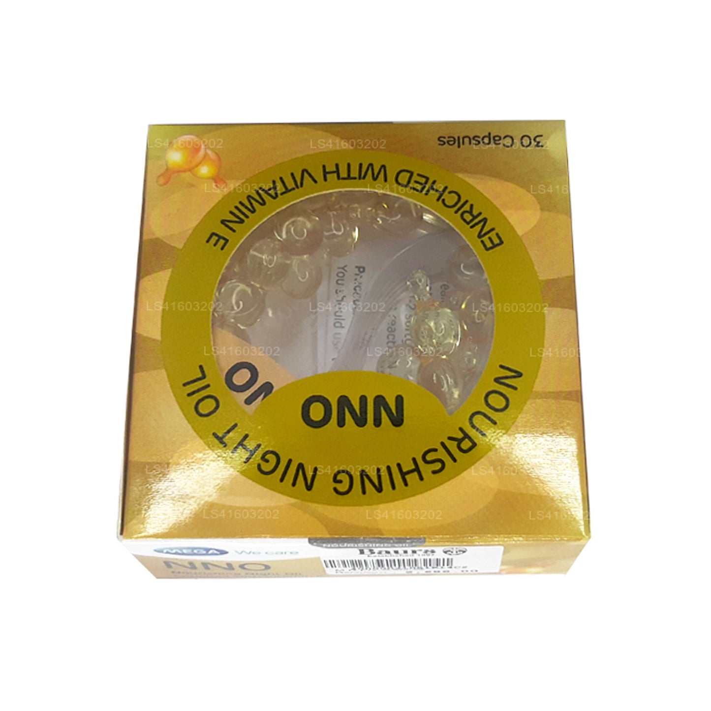 NNO voedende nachtolie met vitamine E en jojoba-olie (30 capsules)