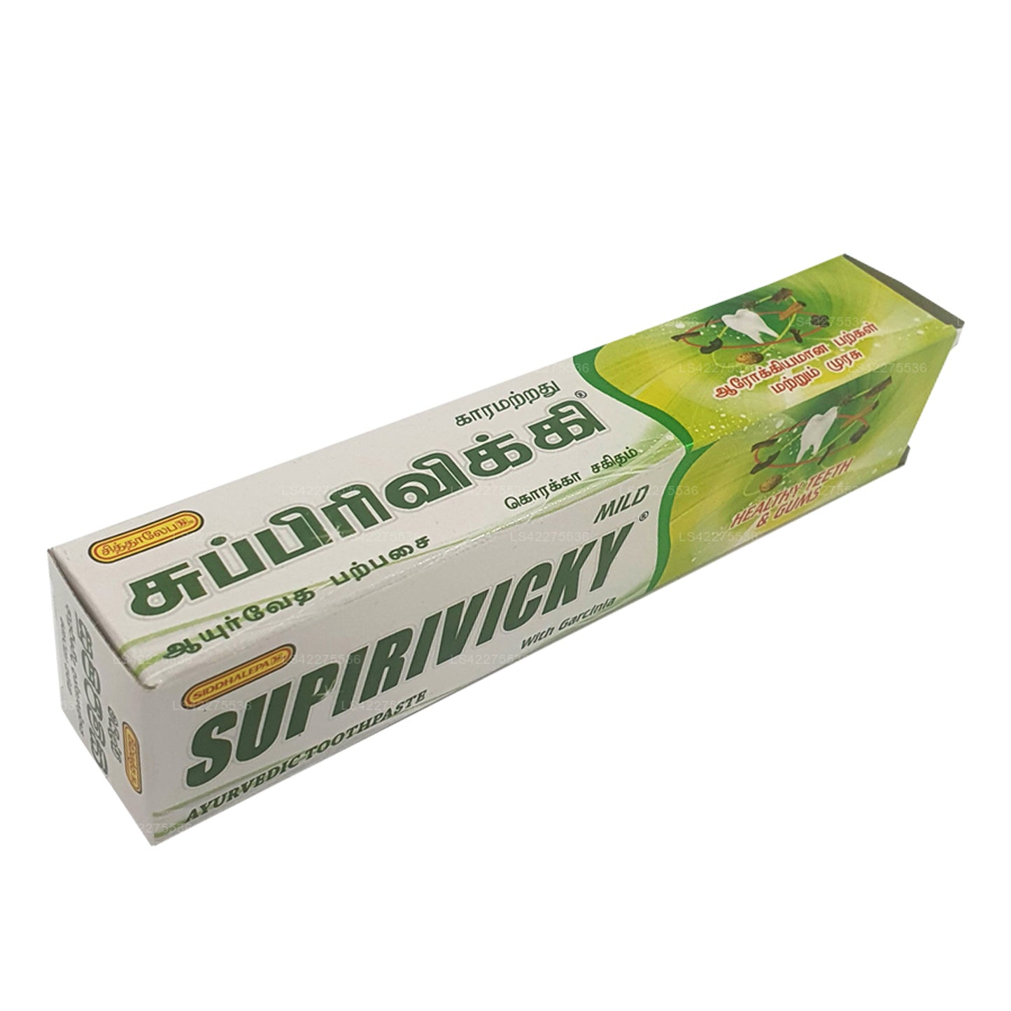 Siddhalepa Supirivicky Milde Ayurvedische tandpasta (40 g)