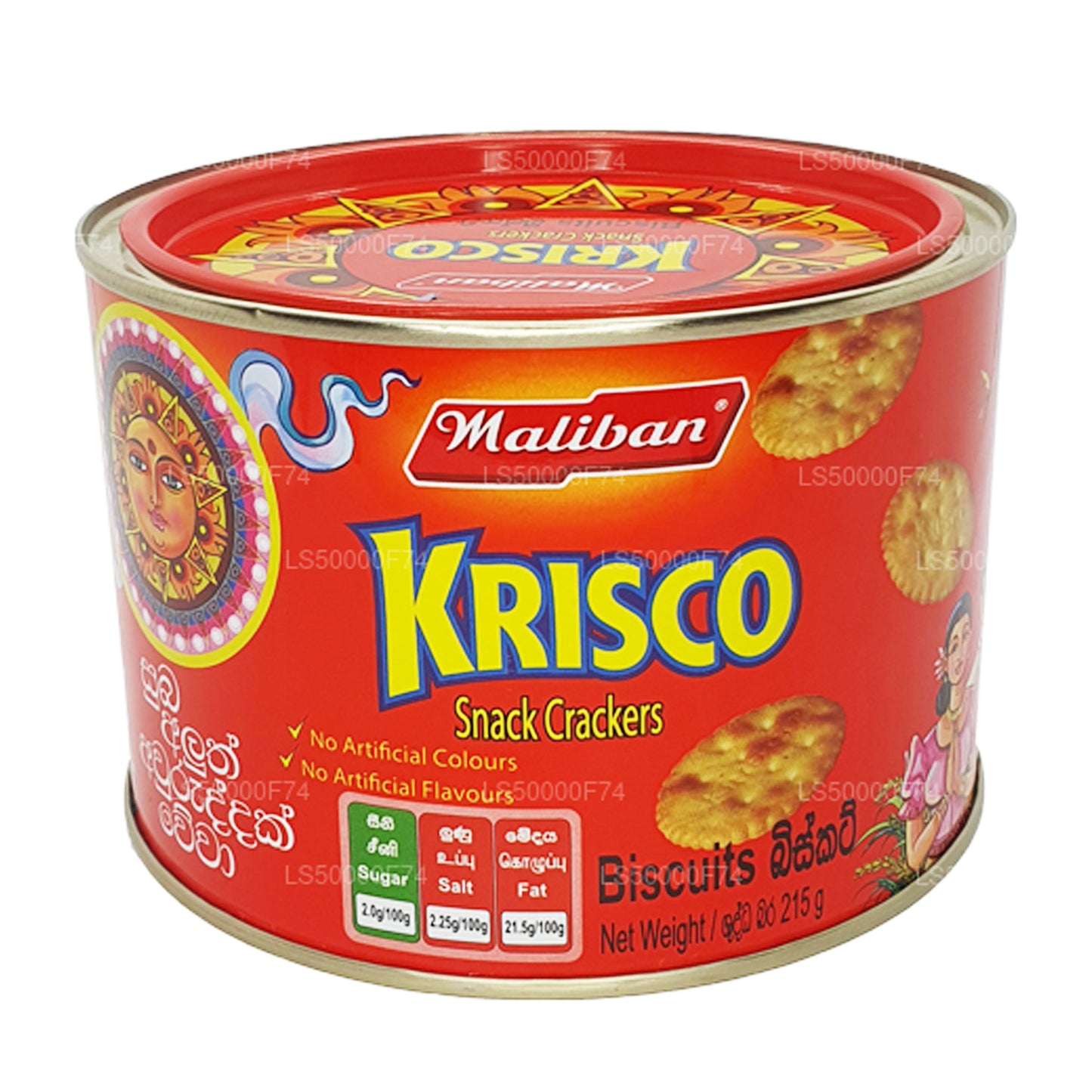 Maliban Krisco Snack Crackers Koekjes (215 g)