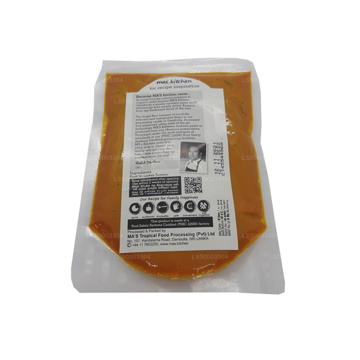 MA's Kitchen kurkumapasta (150 g)