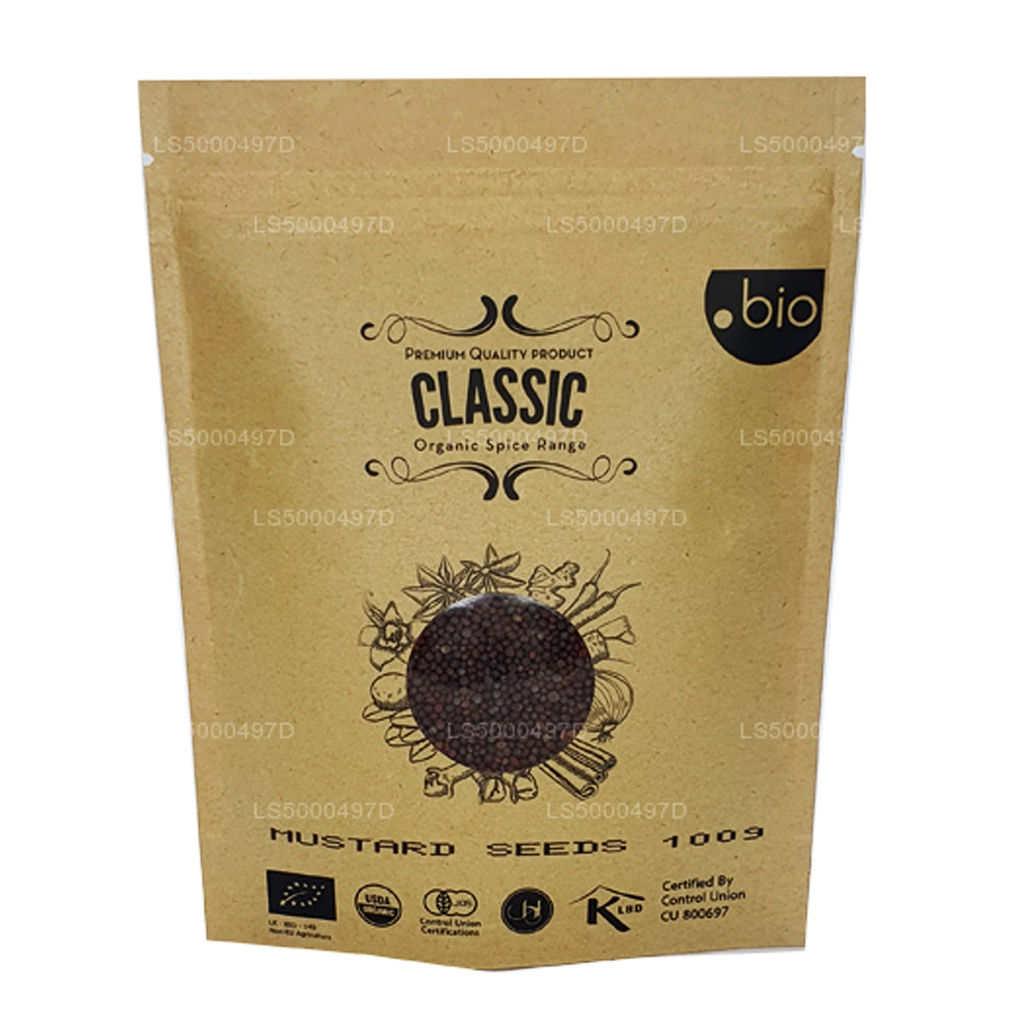 Lakpura biologische mosterdzaadjes