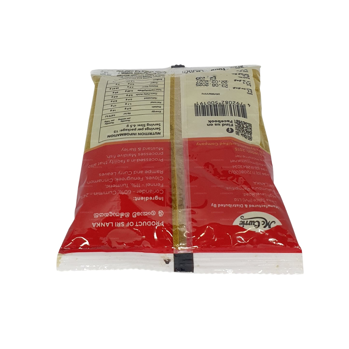 Mc Currie ongeroosterd kerriepoeder (100 g)