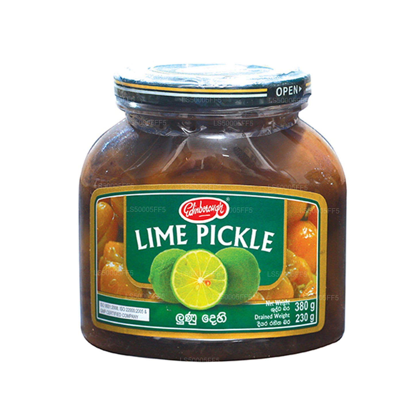 Pickle met limoen uit Edinborough (380 g)