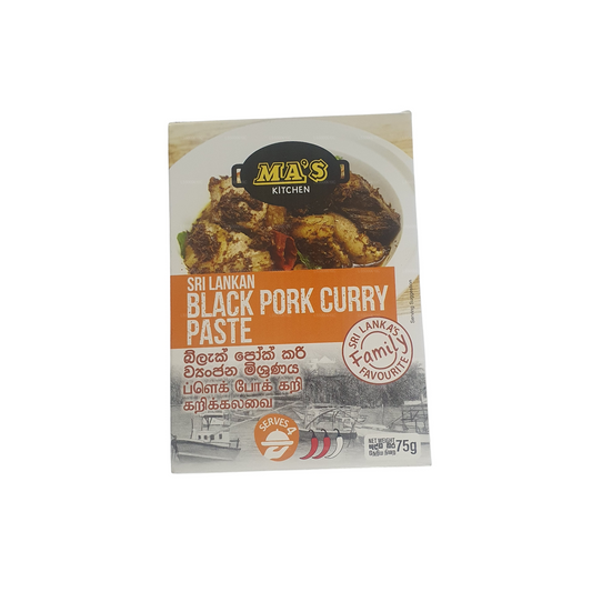 MA's Kitchen Zwarte Varkensvlees Currypasta (75g)