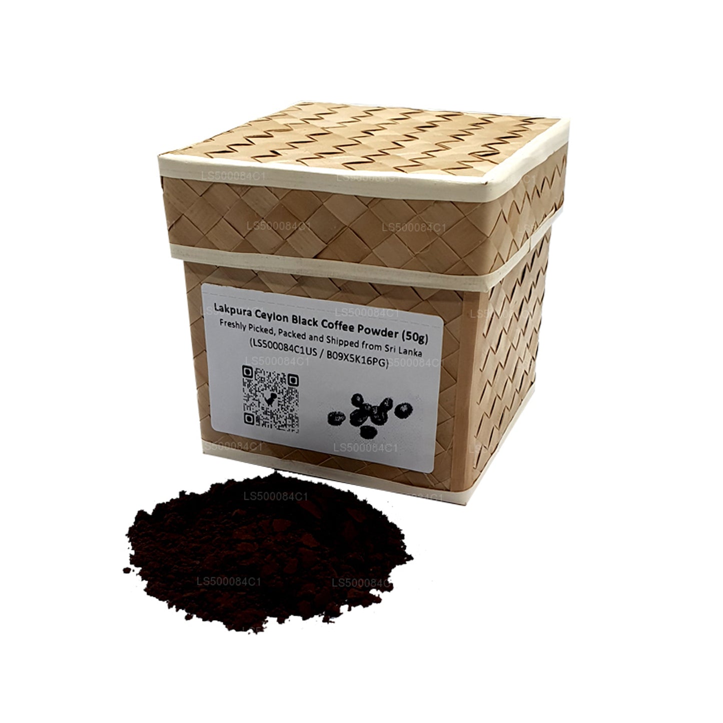 Lakpura Ceylon zwarte koffiepoeder (50 g)