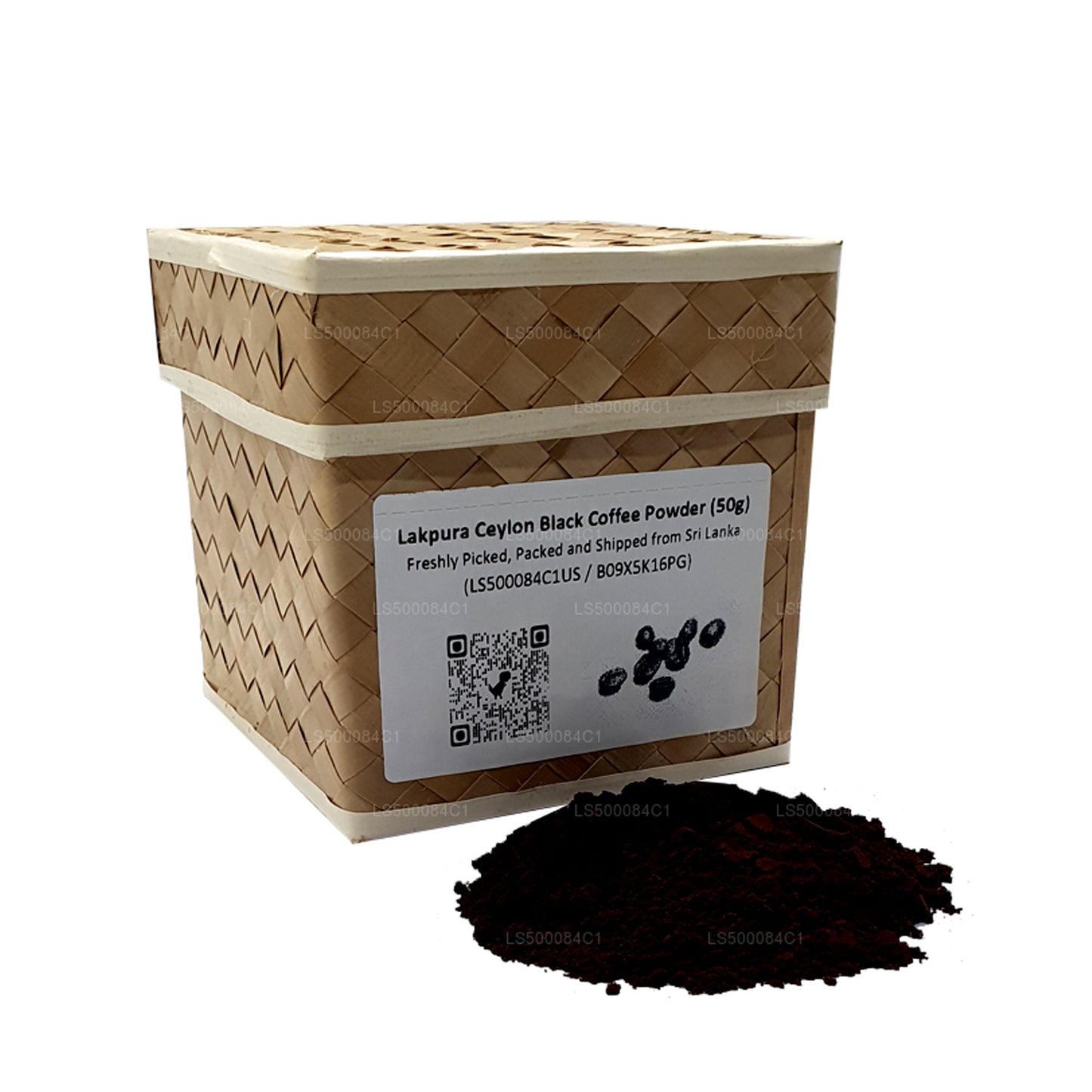 Lakpura Ceylon zwarte koffiepoeder (50 g)