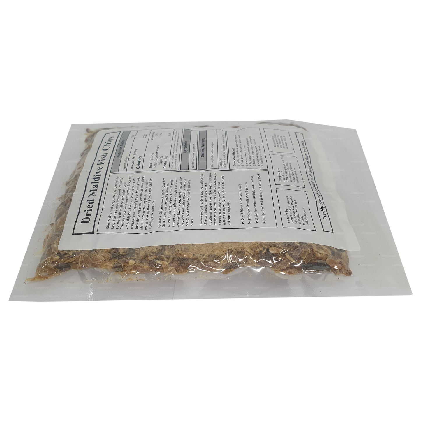 Lakpura Maldive Fish Chips (150 g) verpakking