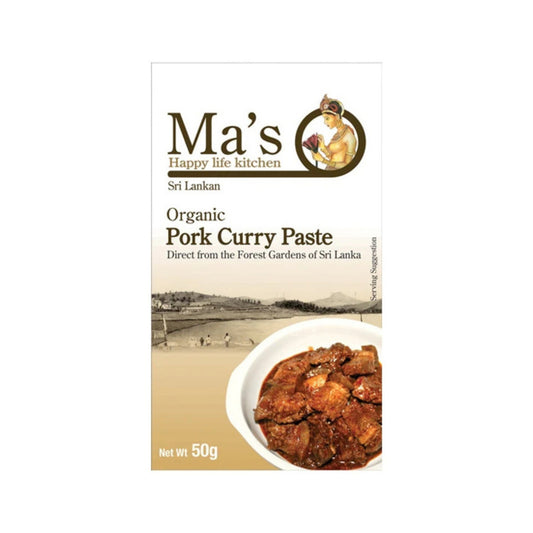 MA's Kitchen biologische currypasta met varkensvlees (50 g)