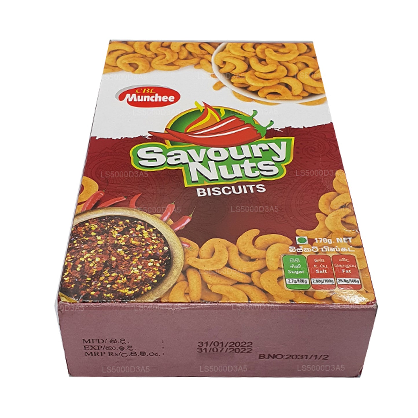 Munchee Biscuit Hartige Noten (170 g)