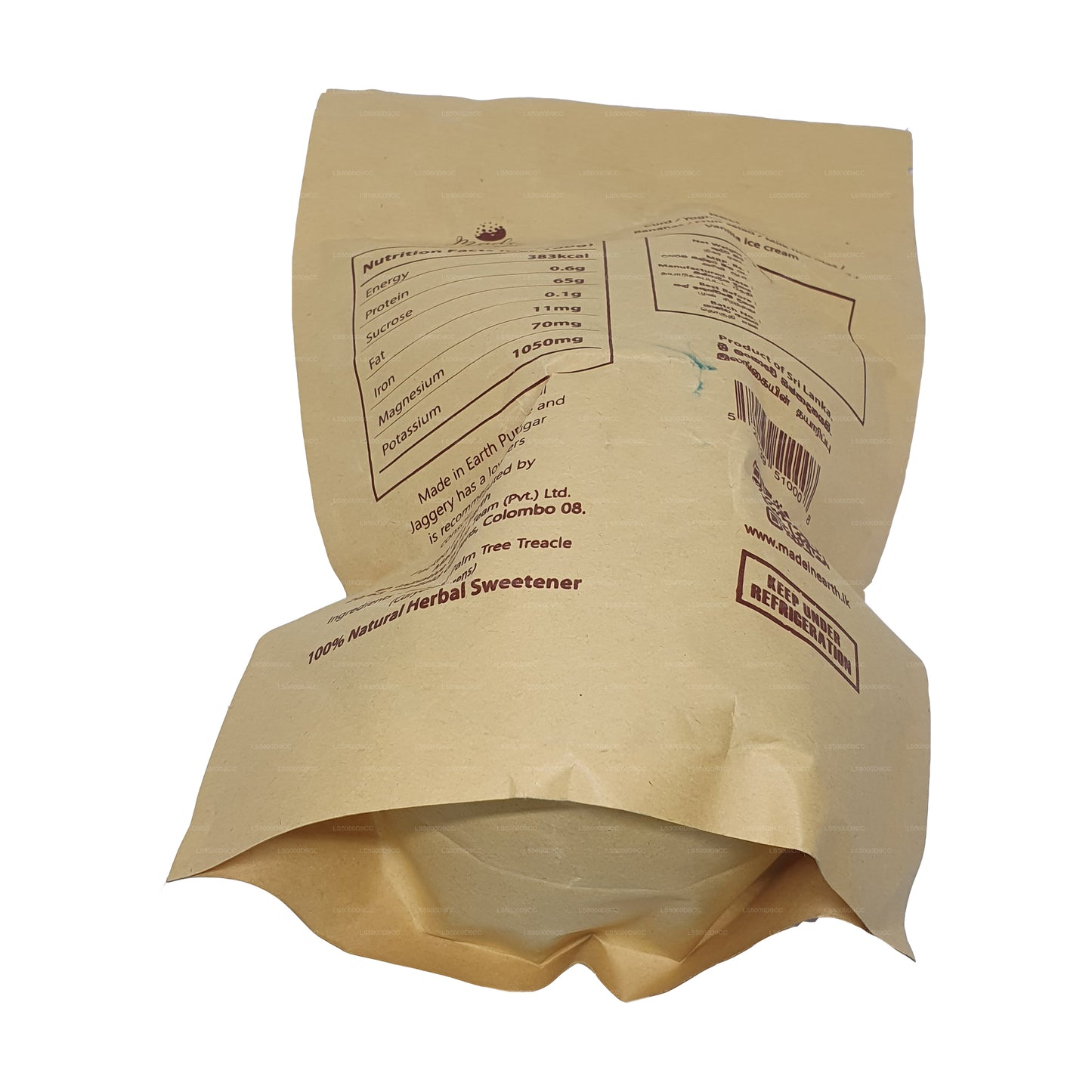 Gemaakt in aarde puur natuurlijke Kithul Jaggery (500 g)