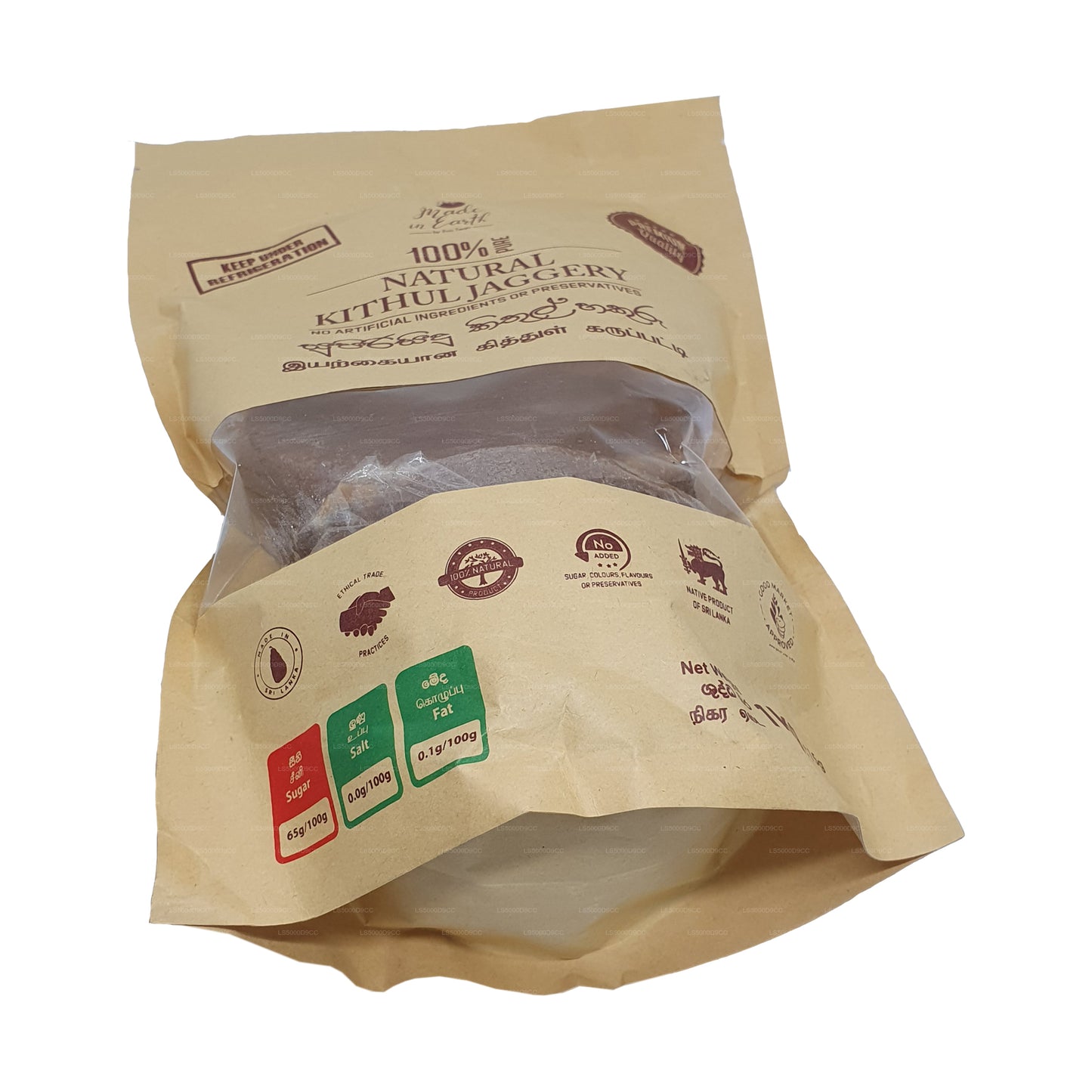 Gemaakt in aarde puur natuurlijke Kithul Jaggery (500 g)