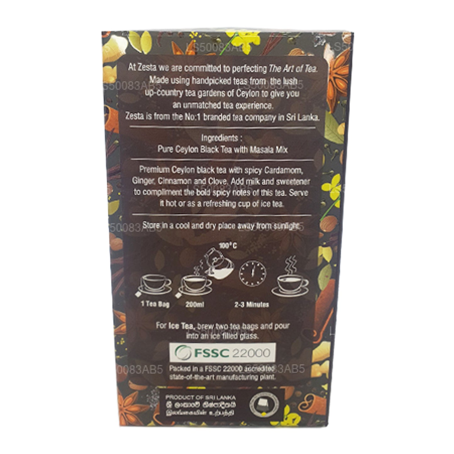 Zesta Masala Chai (45 g) 25 theezakjes