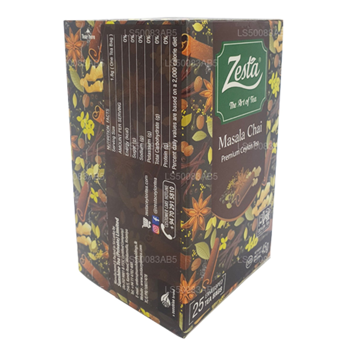 Zesta Masala Chai (45 g) 25 theezakjes