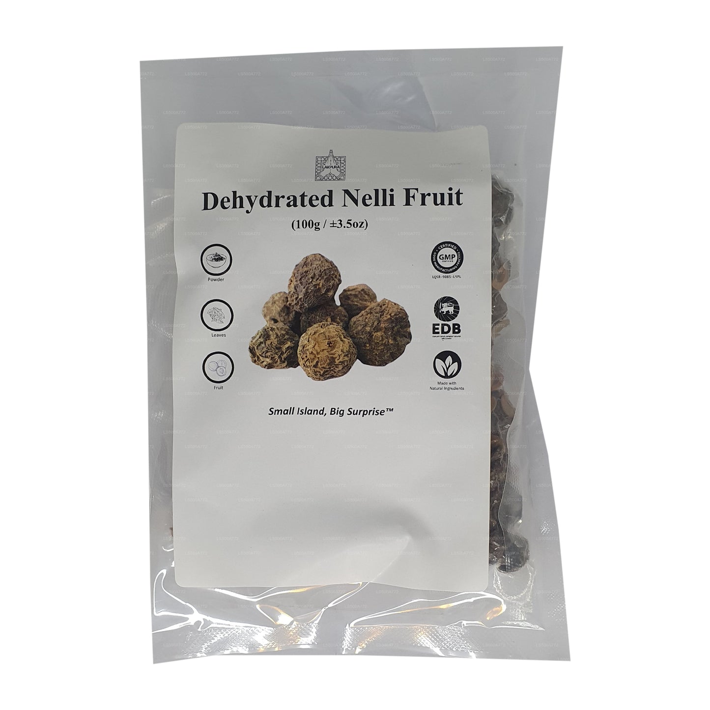 Lakpura Gedehydrateerde Nelli (Amla/Phyllanthus emblica) Vruchten