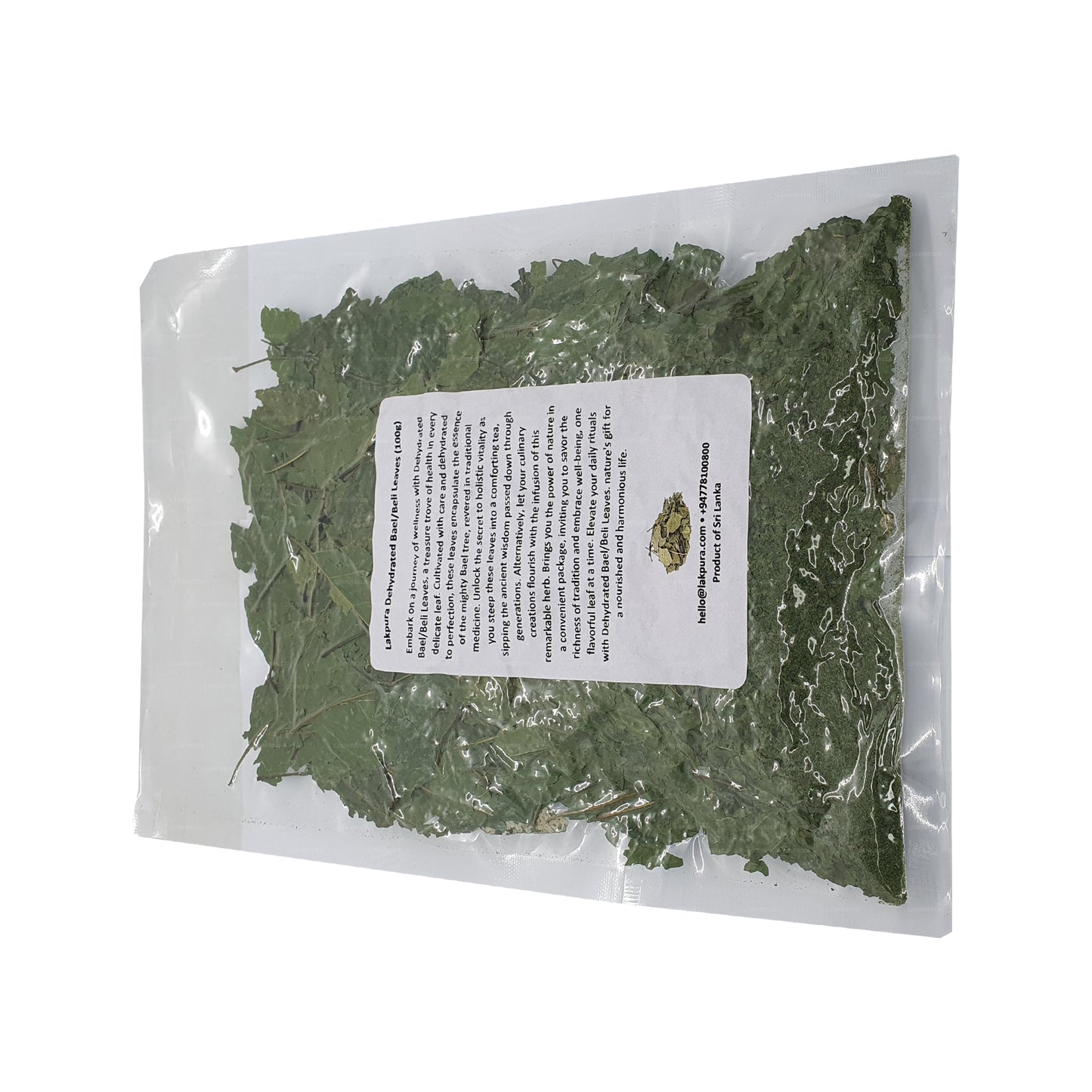 Lakpura Gedehydrateerde Bael/Beli-bladeren