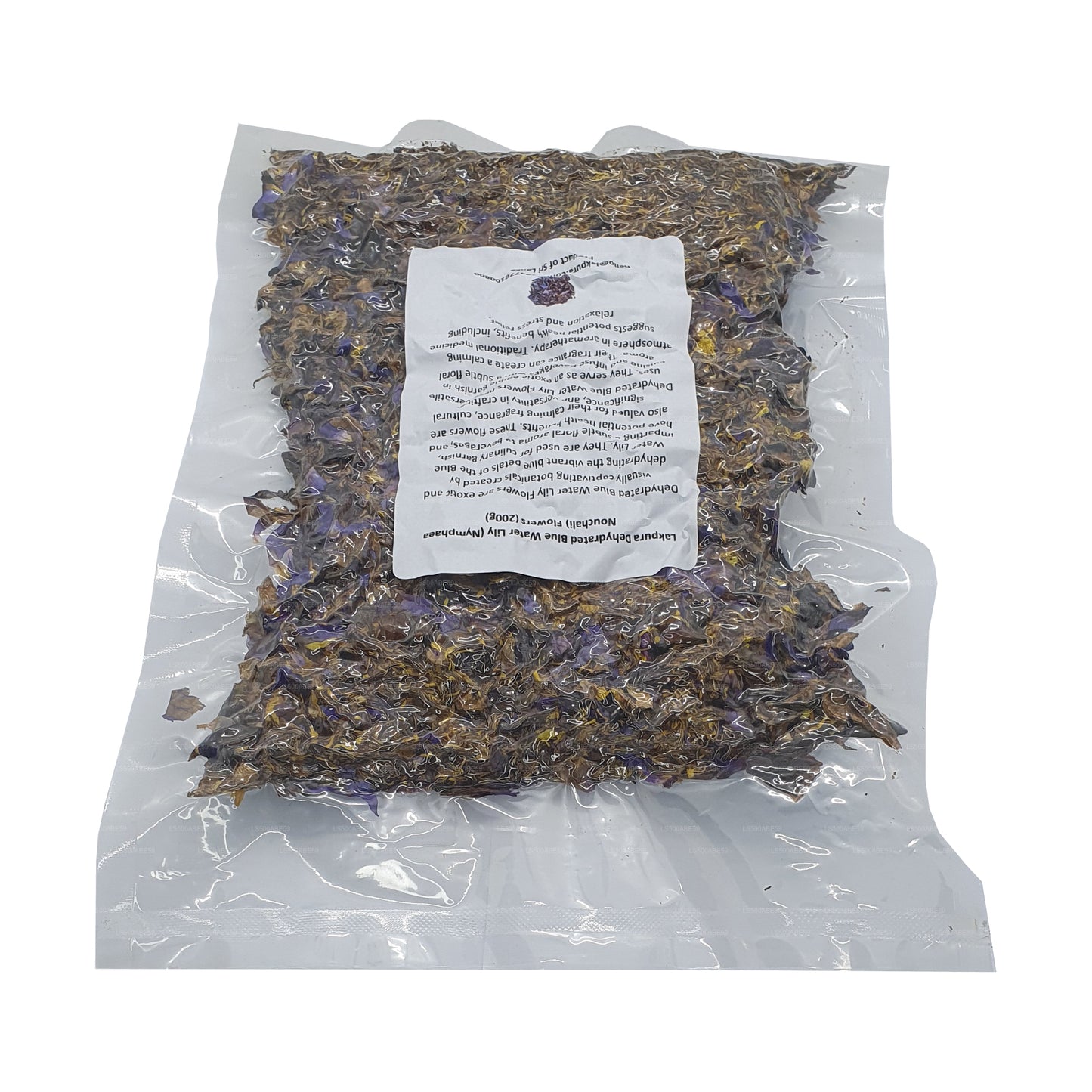 Lakpura Gedehydrateerde blauwe waterlelie (Nymphaea Nouchali) bloeit