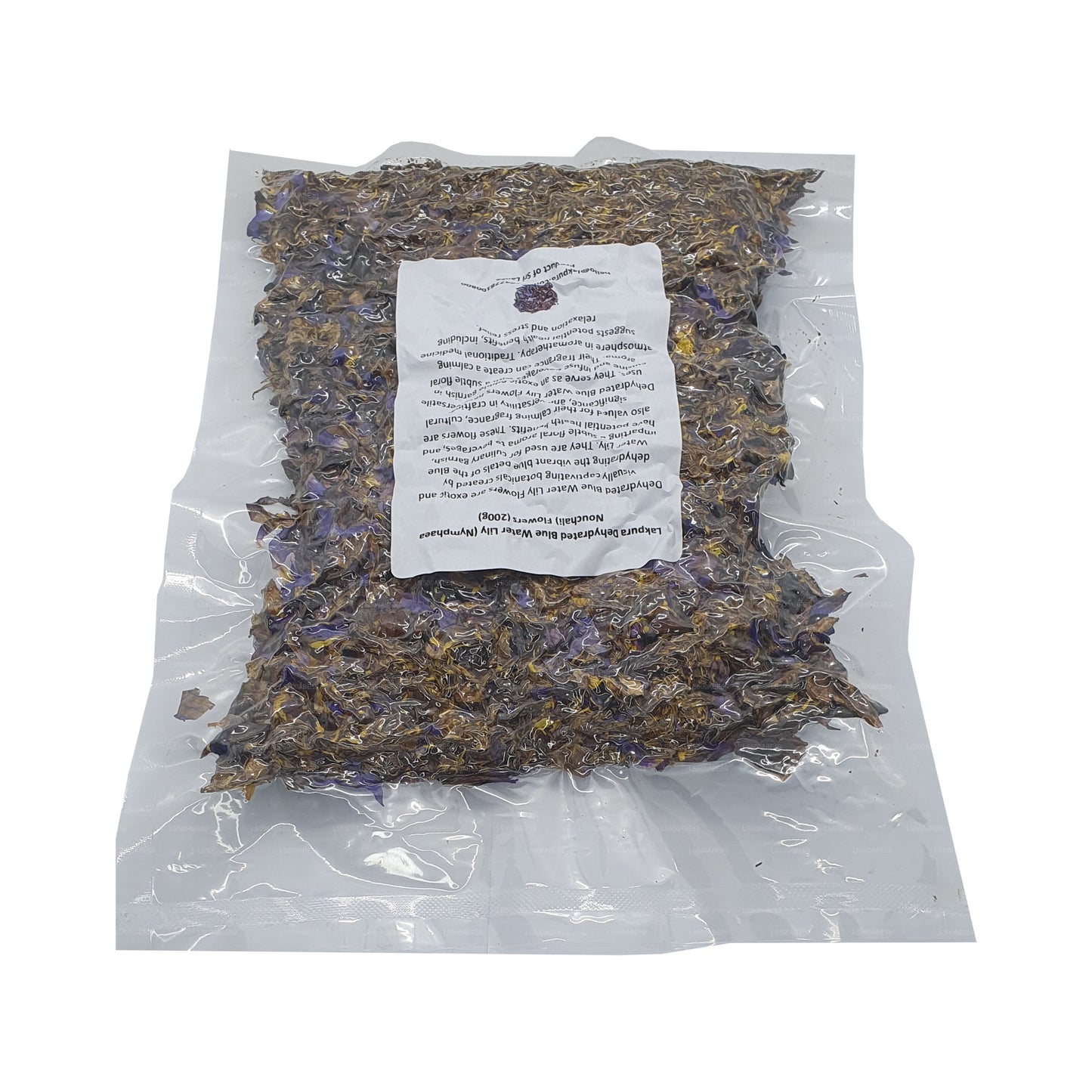 Lakpura Gedehydrateerde blauwe waterlelie (Nymphaea Nouchali) bloeit