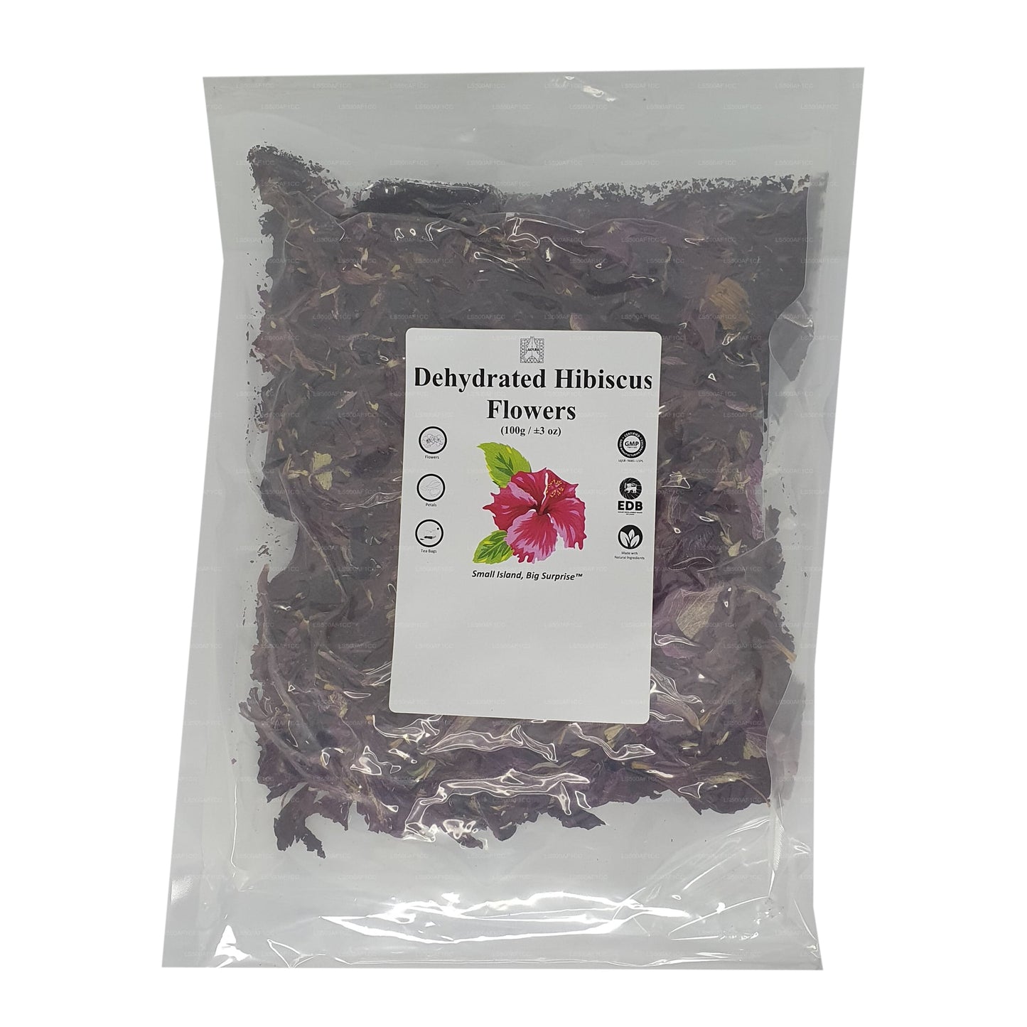 edroogde Hibiscus Rosa (Wada Mal) bloemen van Lakpura®