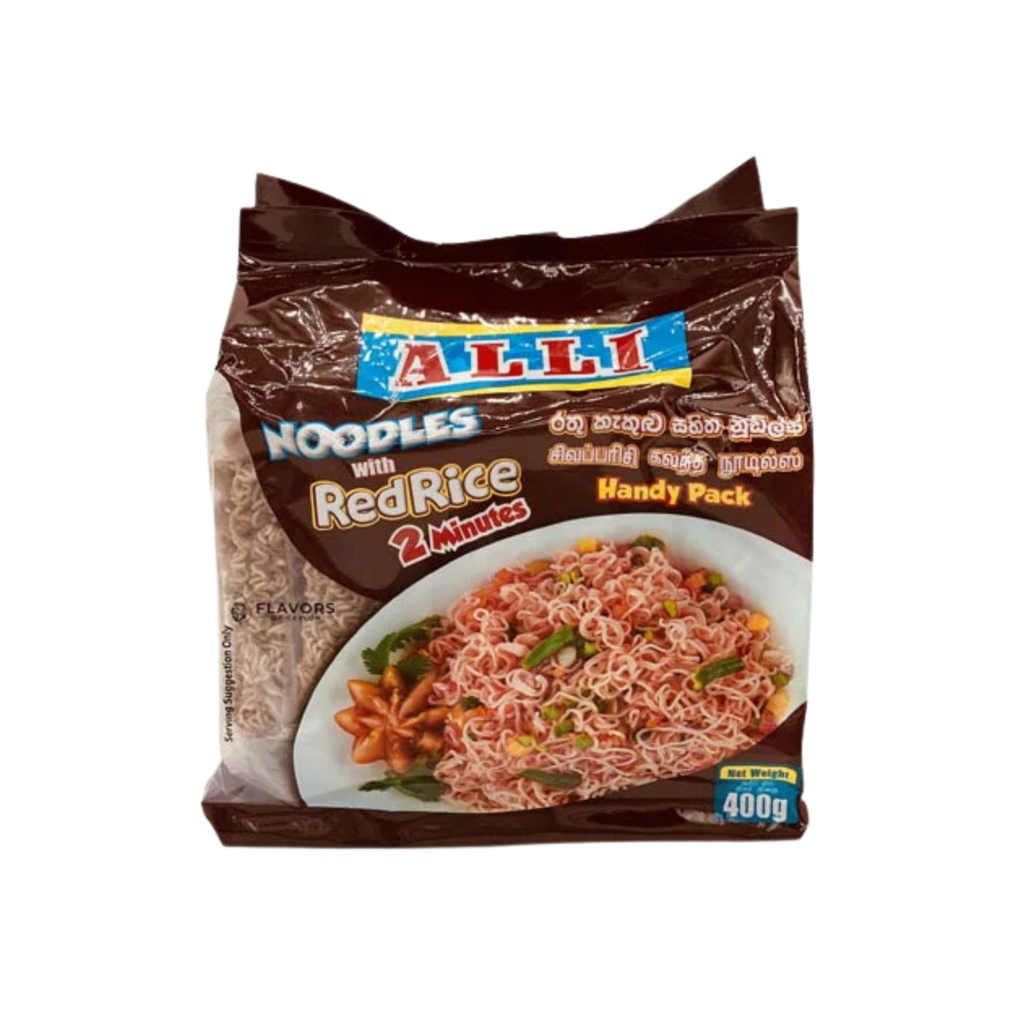 Alli-noedels met rode rijst (400 g)