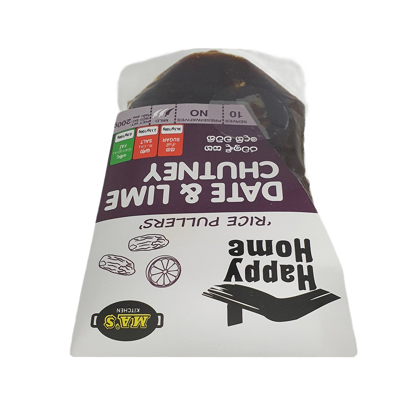 MA's Kitchen chutney met dadels en limoen (200 g)