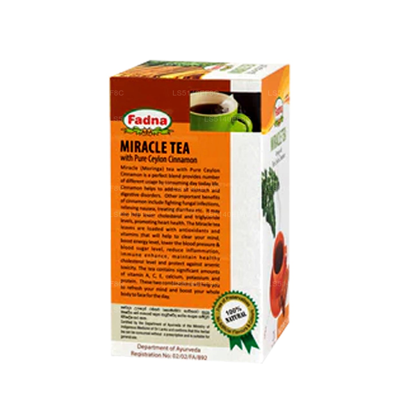 Fadna Moringa met kaneel (40 g) 20 theezakjes