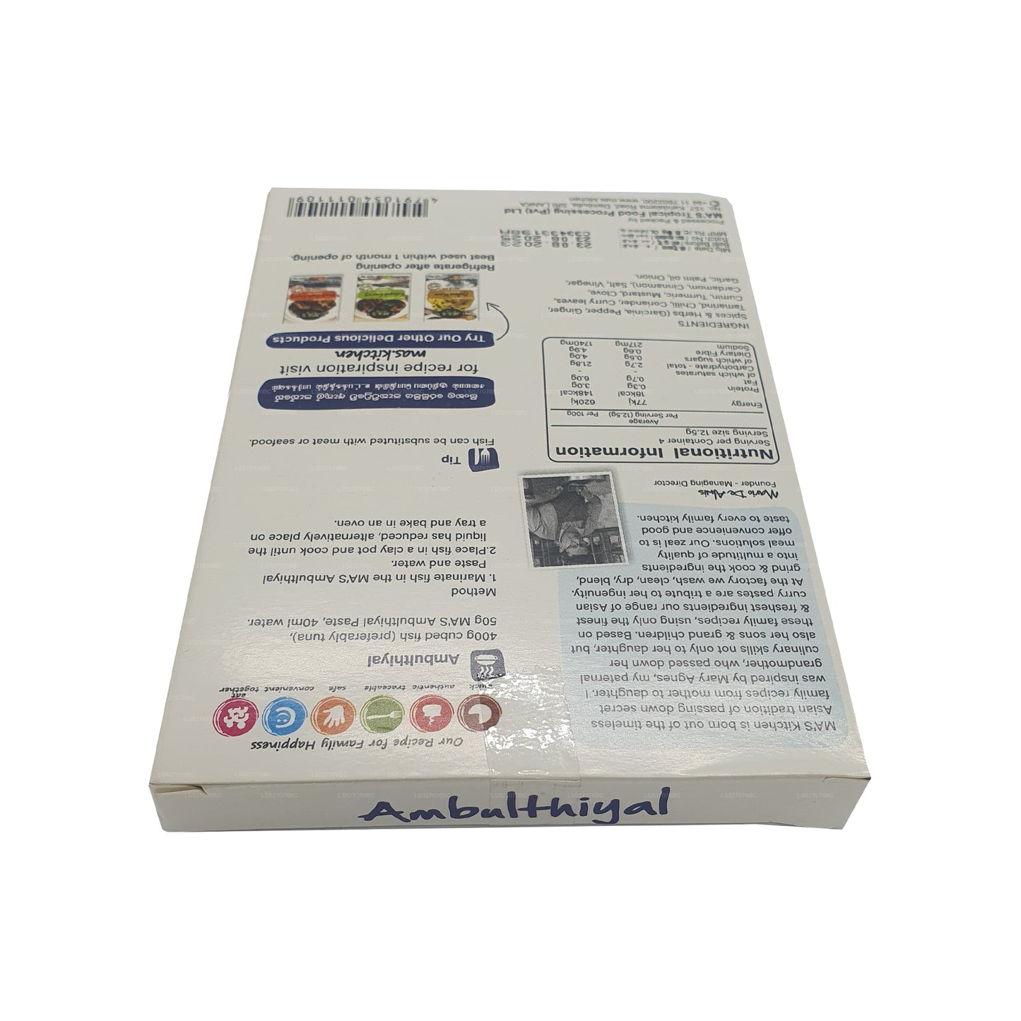 MA's Kitchen Ambulante vispasta (50 g)