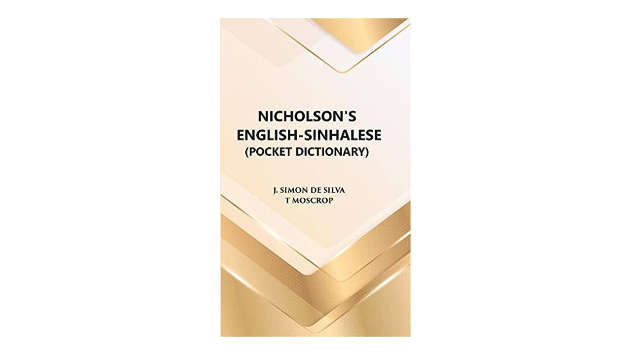 Nicholson's English Sinhalese (Pocket Dictionary)