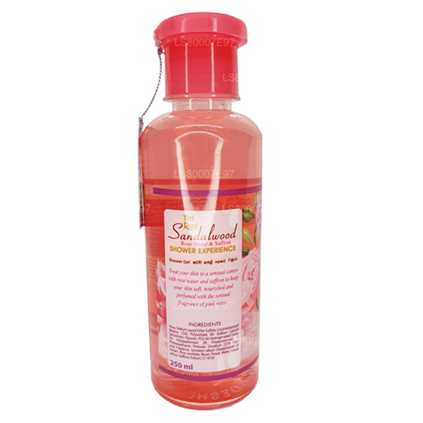 Swadeshi Rani Sandalwood douchegel rozenwater en saffraan (250 ml)
