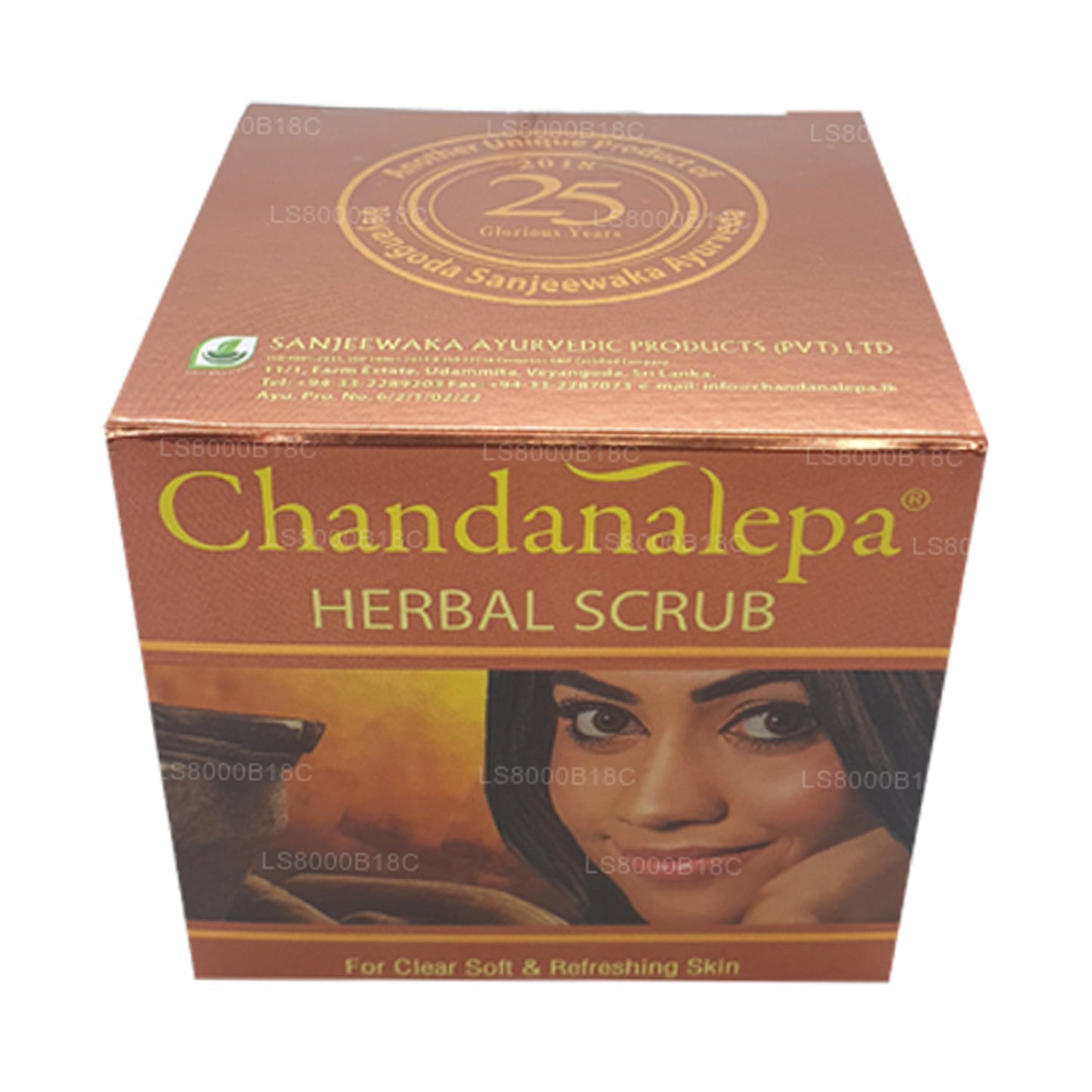 Chandanalepa kruidenscrub (20 g)