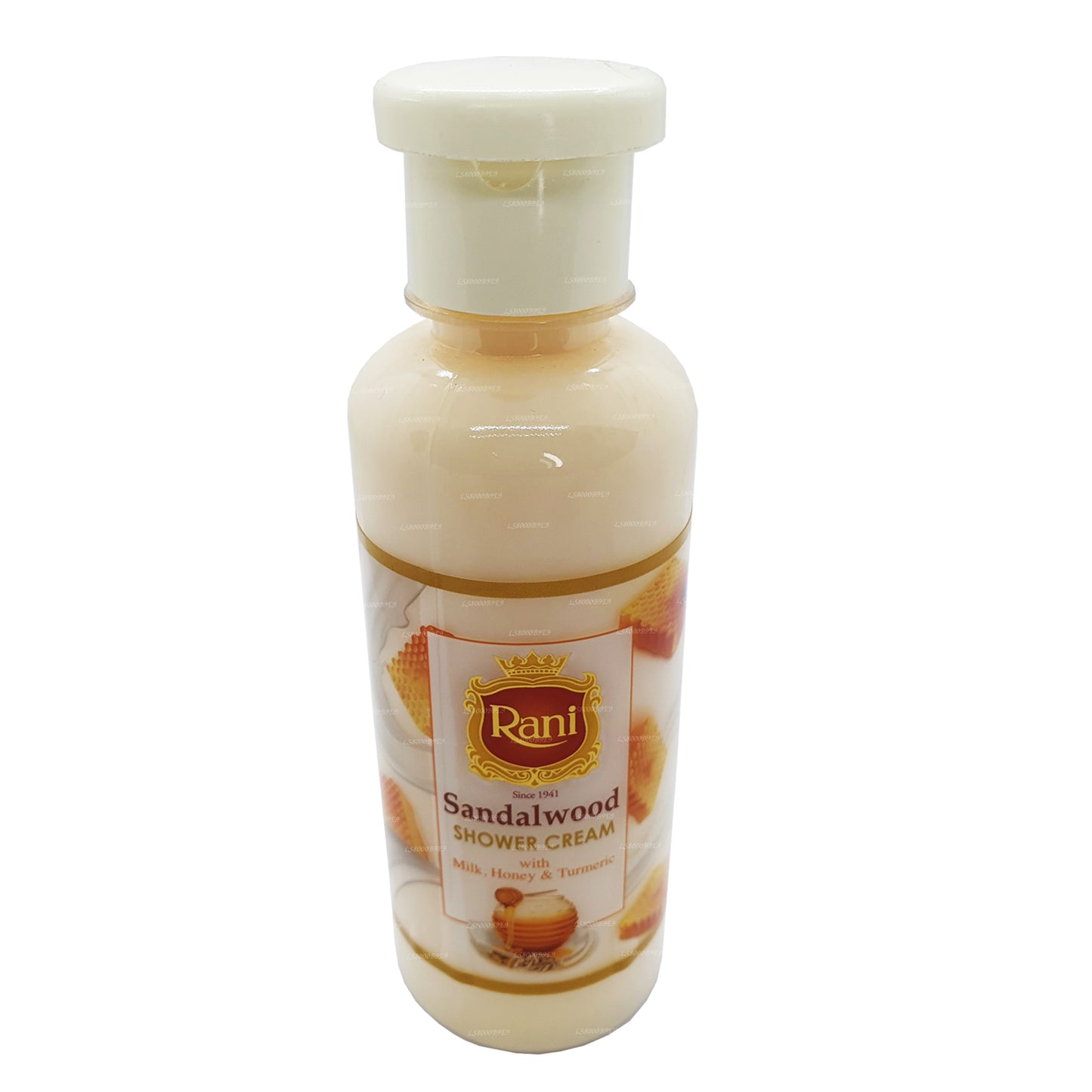 Swadeshi Rani sandalwood douchecrème met melk, honing en kurkuma (250 ml)