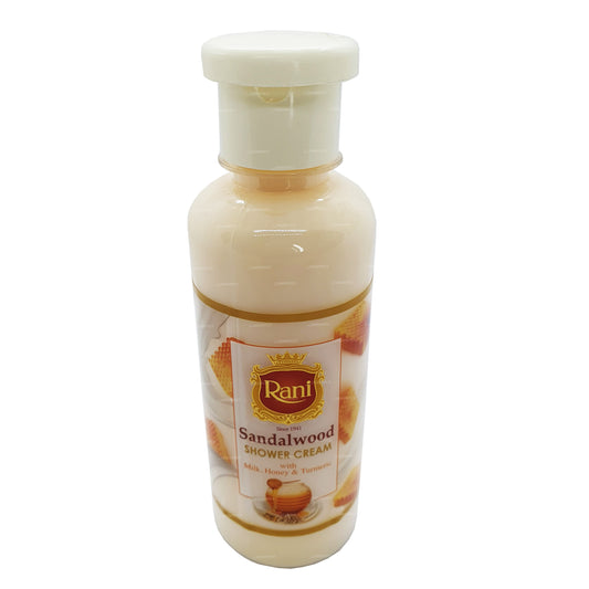 Swadeshi Rani sandalwood douchecrème met melk, honing en kurkuma (250 ml)