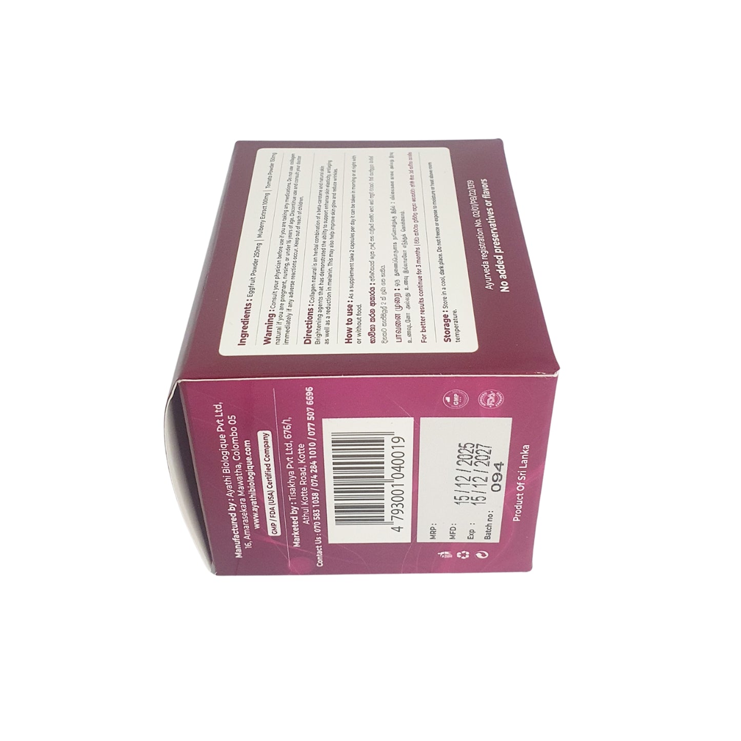 Clif Collagen Natural (60 Capsules)