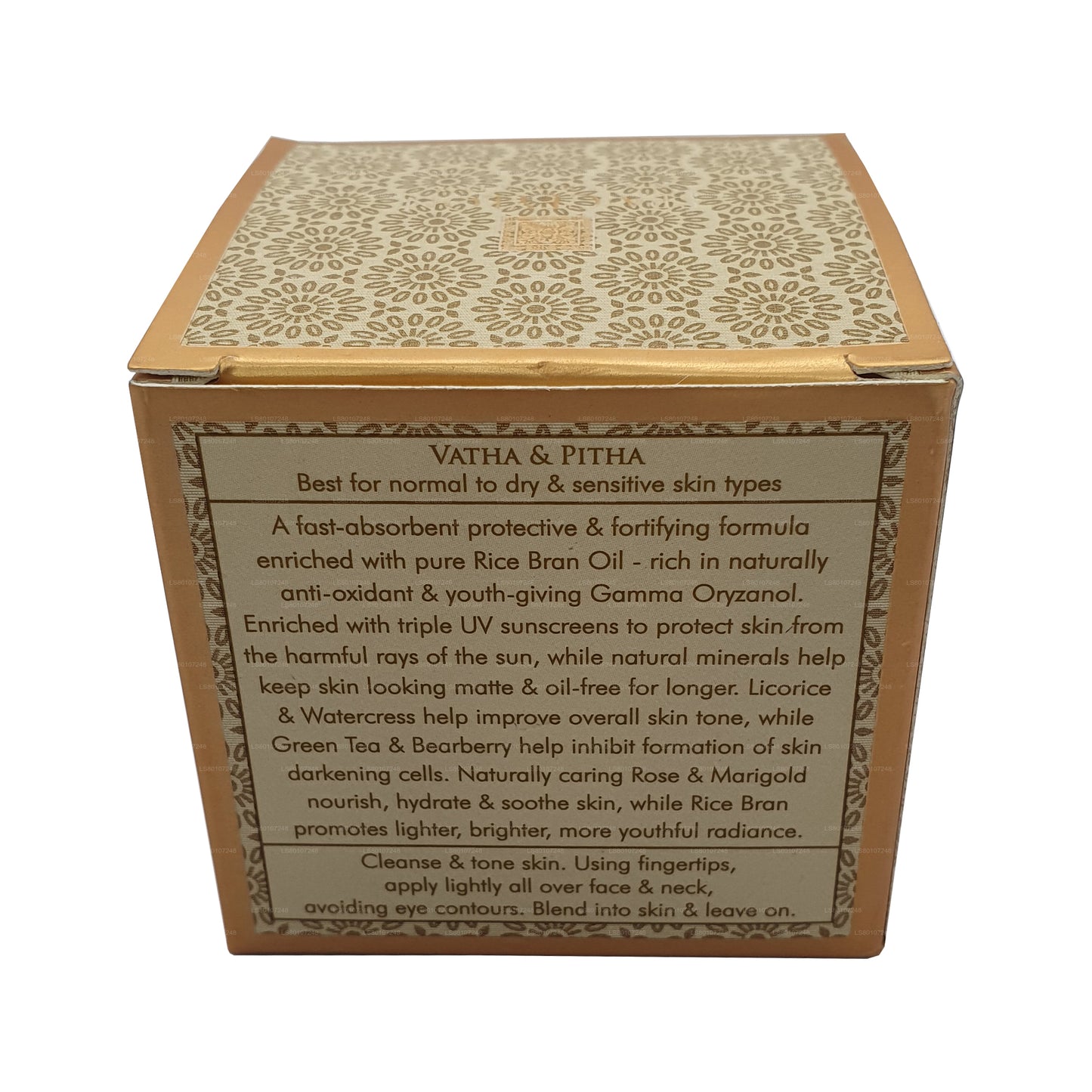 Spa Ceylon voedende beschermer met witte rijst voor de hele dag (100 g)