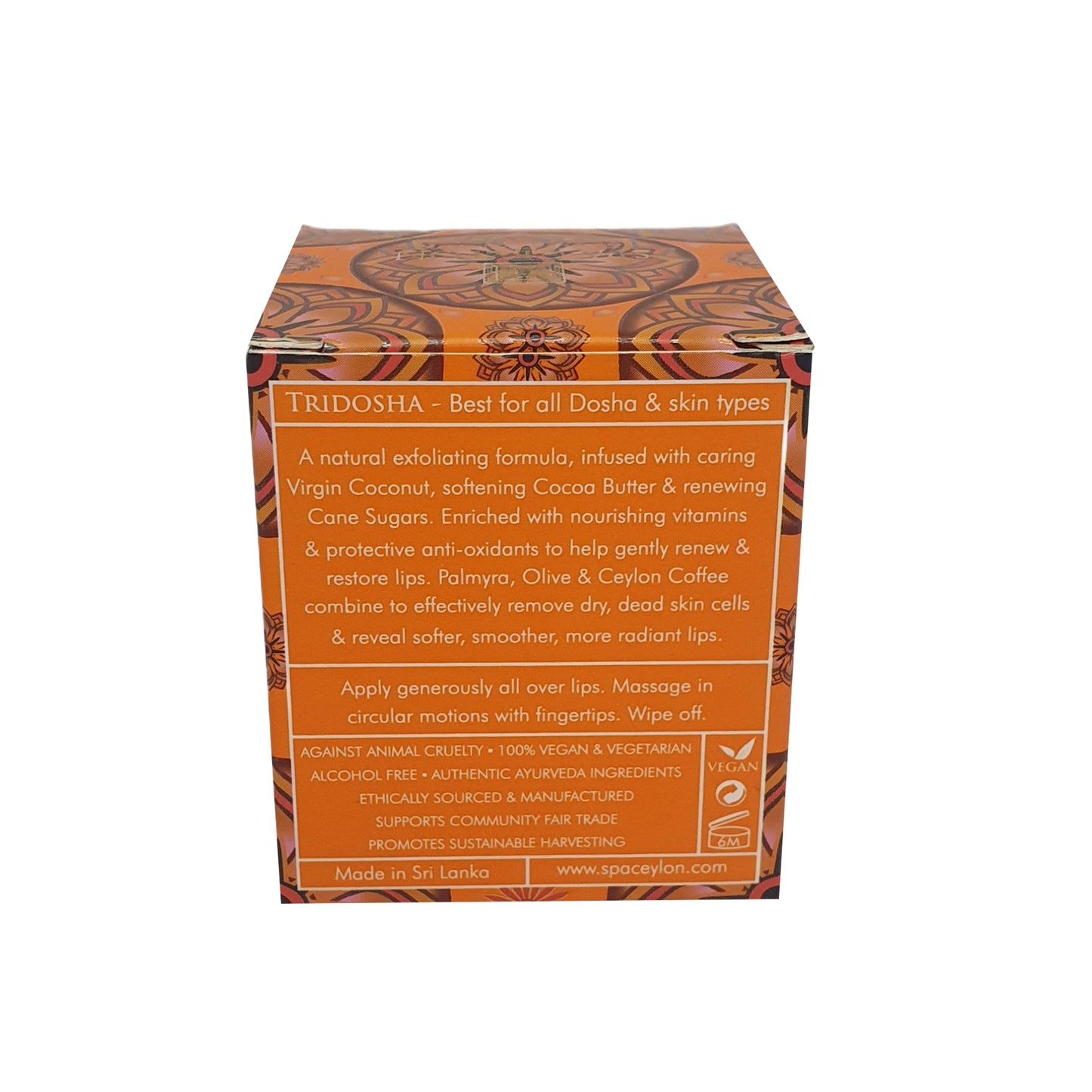 Spa Ceylon Ceylon-koffie met cacao - Lipverzorgende scrub (25 g)