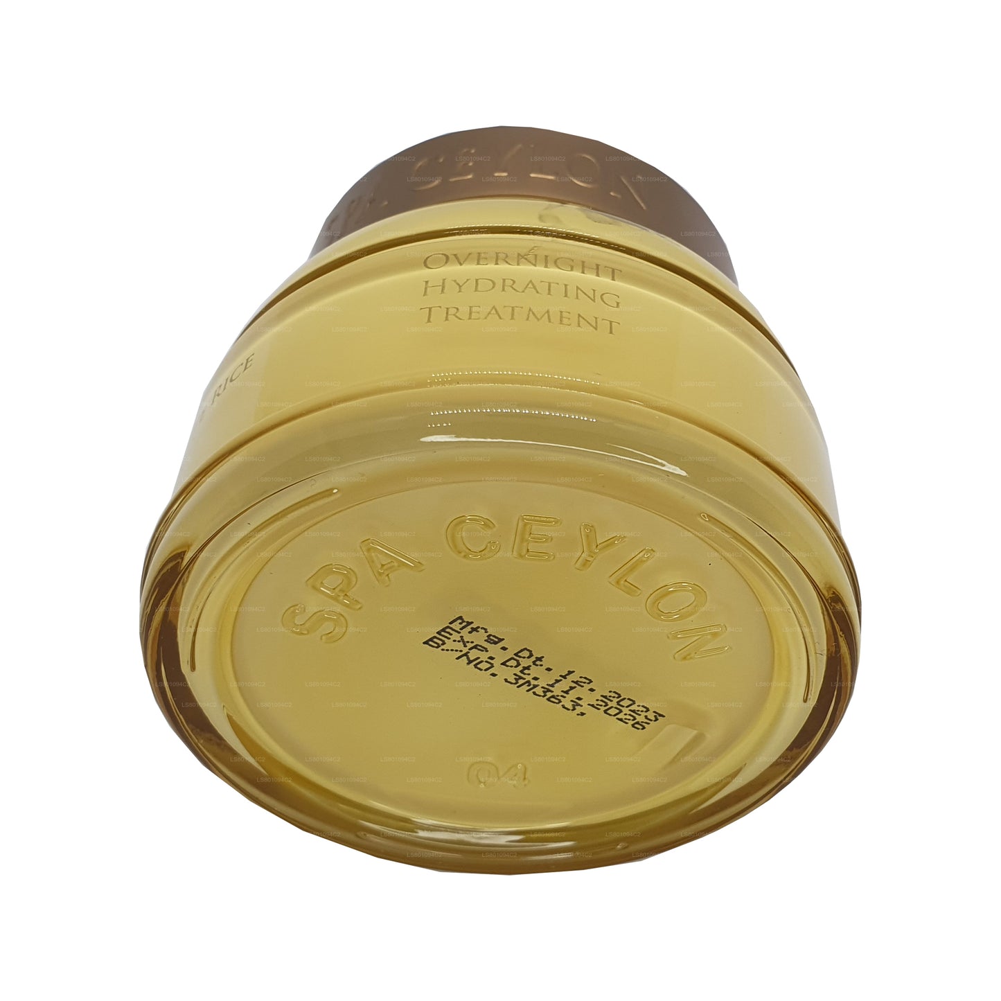 Spa Ceylon White Rice hydraterende nachtbehandeling (200 g)