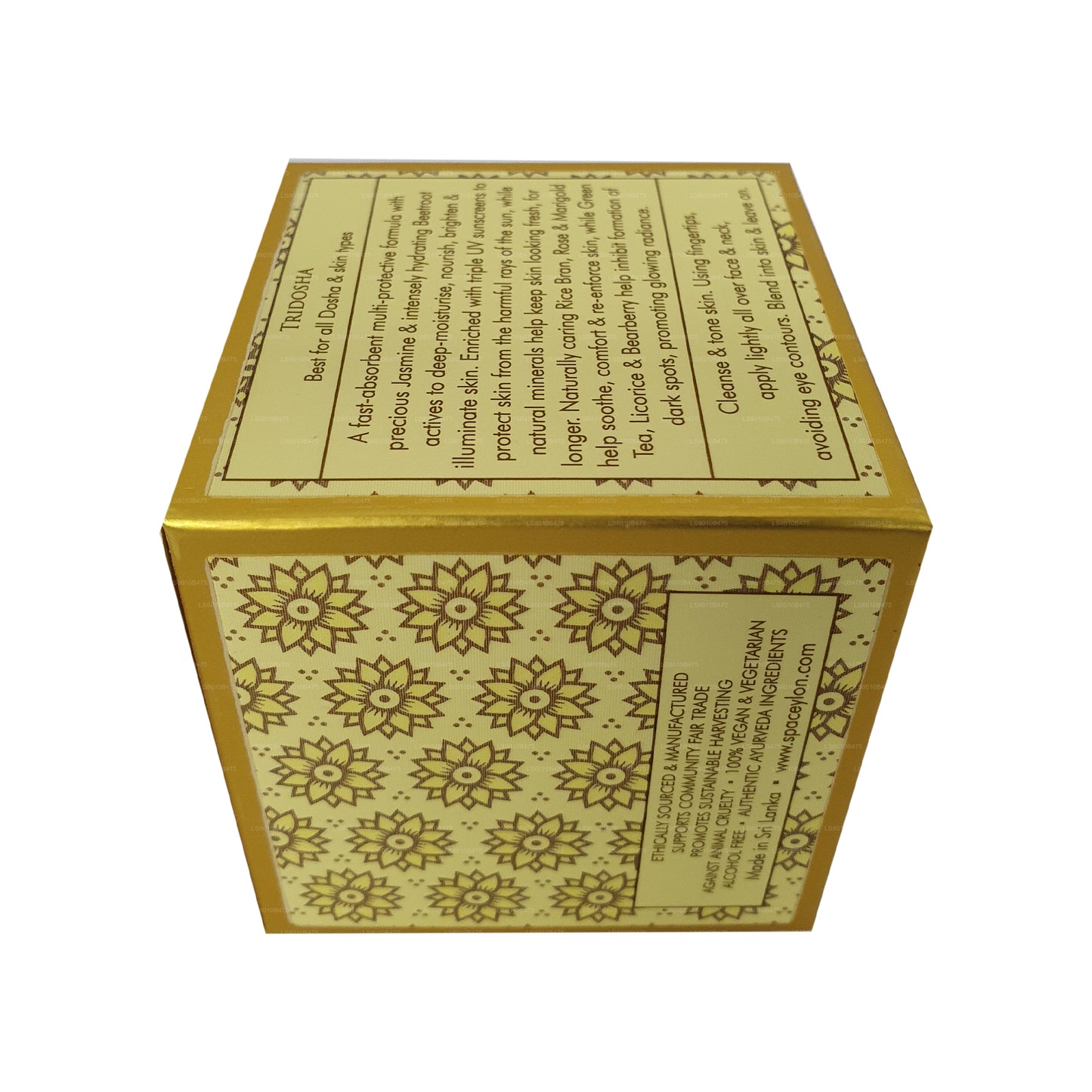 Spa Ceylon White Jasmine verhelderende gezichtsbeschermer (50 g)